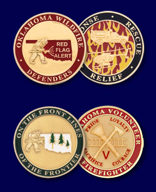 firefighter coins